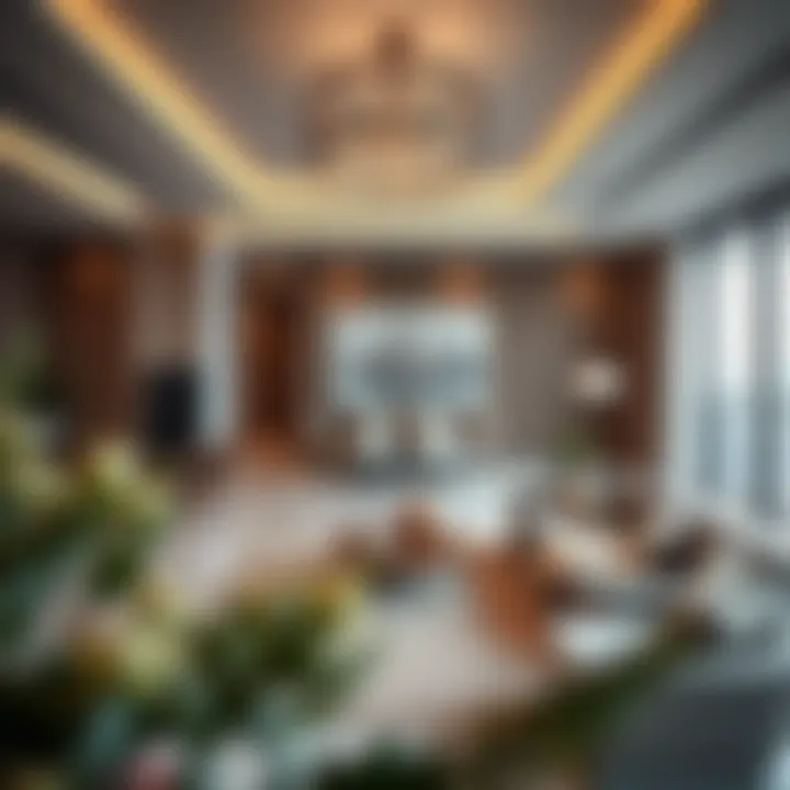 Luxurious interior of a residential unit in Lynx Tower