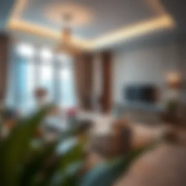 Luxury Living in Dubai: An Attracting Force Elegant interior of a luxury apartment in Dubai