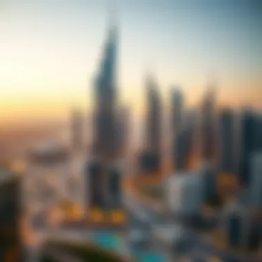 Dubai Skyline: A Magnet for Investors Stunning skyline view of Dubai showcasing luxurious skyscrapers