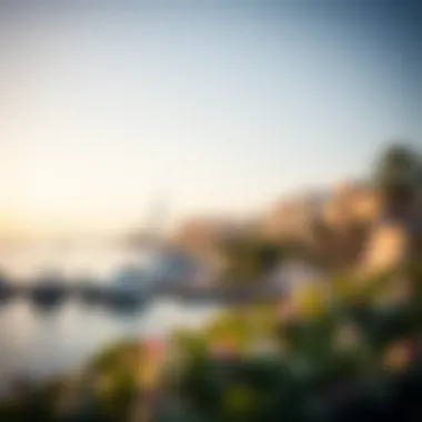 Tranquil Waterfront Developments A serene waterfront area with parks and leisure facilities
