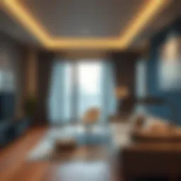 Modern living space in DMCC