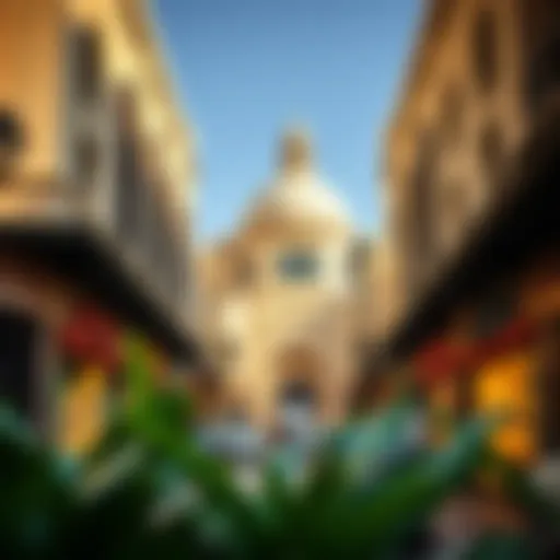 A vibrant view of Naif Souk showcasing its traditional architecture and modern retail spaces