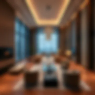 Luxurious interior amenities of Opal Tower highlighting modern living
