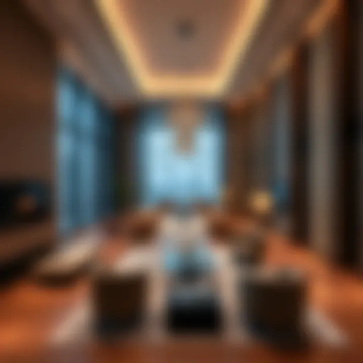 Luxurious interior amenities of Opal Tower highlighting modern living