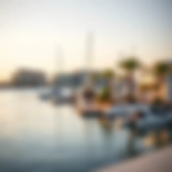 Serene waterfront views from Park Island, highlighting its strategic location