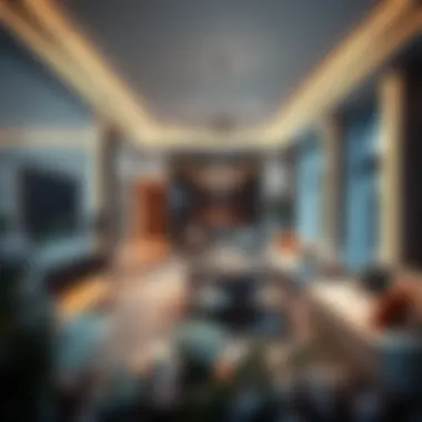 Elegant interior design of a luxury apartment in Park Island