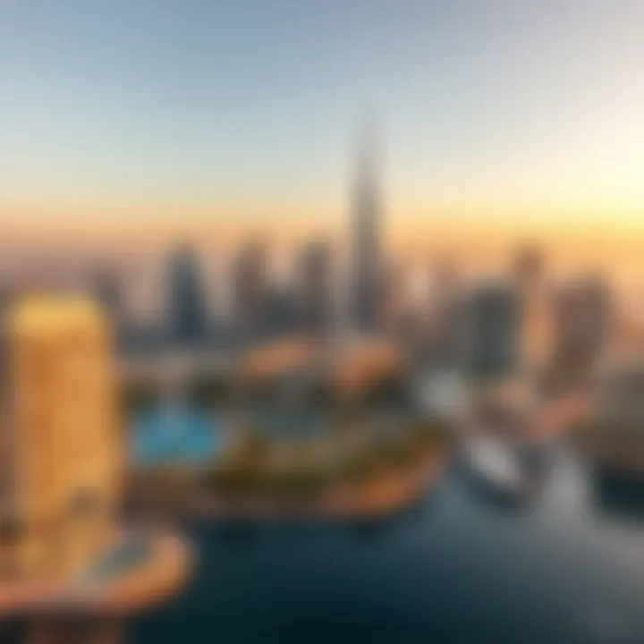 Luxurious skyline view of Park Island showcasing modern architecture