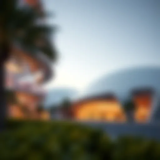Futuristic exterior view of the Museum of the Future