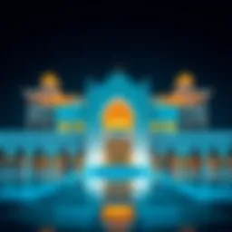 Stunning exterior view of Qasr Al Emarat showcasing its intricate design