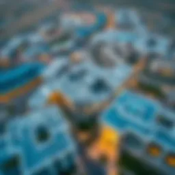 Aerial view of Rashidiya 3 showcasing its modern architecture