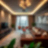 Modern apartment interior in Dubai Industrial City