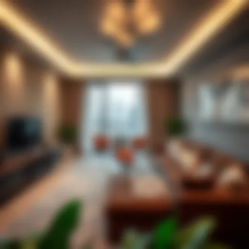 Modern apartment interior in Dubai Industrial City