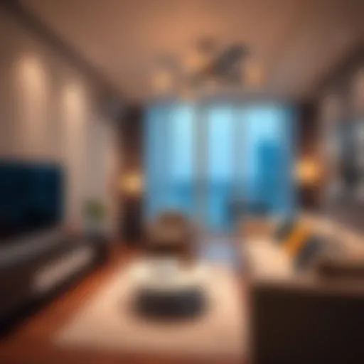 Modern room interior in International City