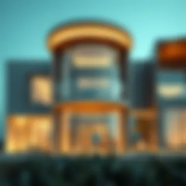 Conceptual architectural design of luxury residences in Saadiyat Lagoon