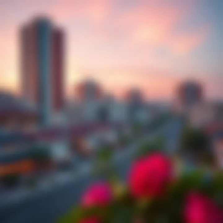 Vibrant Neighborhood Surrounding Savoy Apartments Vibrant neighborhood surrounding Savoy Apartments