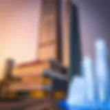 Modern Architectural Marvel of Shatha Tower Exterior view of Shatha Tower showcasing modern architecture