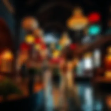 Cultural Richness at Souk Madinat Jumeirah Cultural elements and decorations within the Souk Madinat Jumeirah