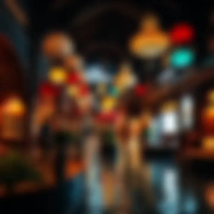 Cultural Richness at Souk Madinat Jumeirah Cultural elements and decorations within the Souk Madinat Jumeirah