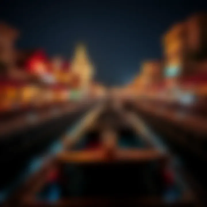 Serene Evening Ambiance at Souk Madinat Jumeirah Serene evening ambiance on the waterways of Souk Madinat Jumeirah