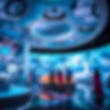 Engaging Augmented Reality Exhibit Interactive exhibit featuring augmented reality elements in the Aya Universe