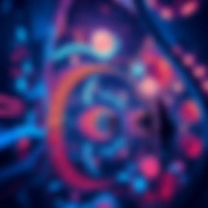 Immersive Digital Art Experience An immersive digital art installation within Aya Universe captivating visitors