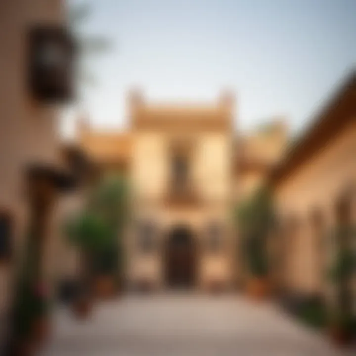 Traditional Arabian architecture at Al Fahidi Historical Neighborhood