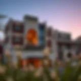 Stunning exterior view of Hatta Hotel showcasing unique architectural design