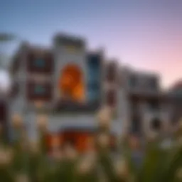 Stunning exterior view of Hatta Hotel showcasing unique architectural design