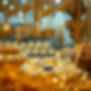 Artistry in Gold Craftsmanship Detail shot of exquisite gold craftsmanship and artistry