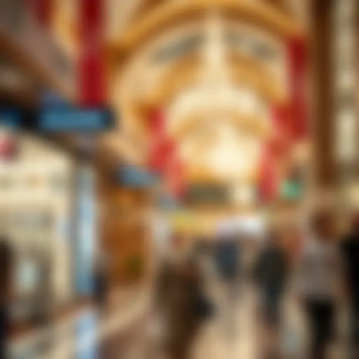 Engaging Shopping Experience at Meadows Souq A bustling scene of shoppers enjoying their experience at the Meadows Souq