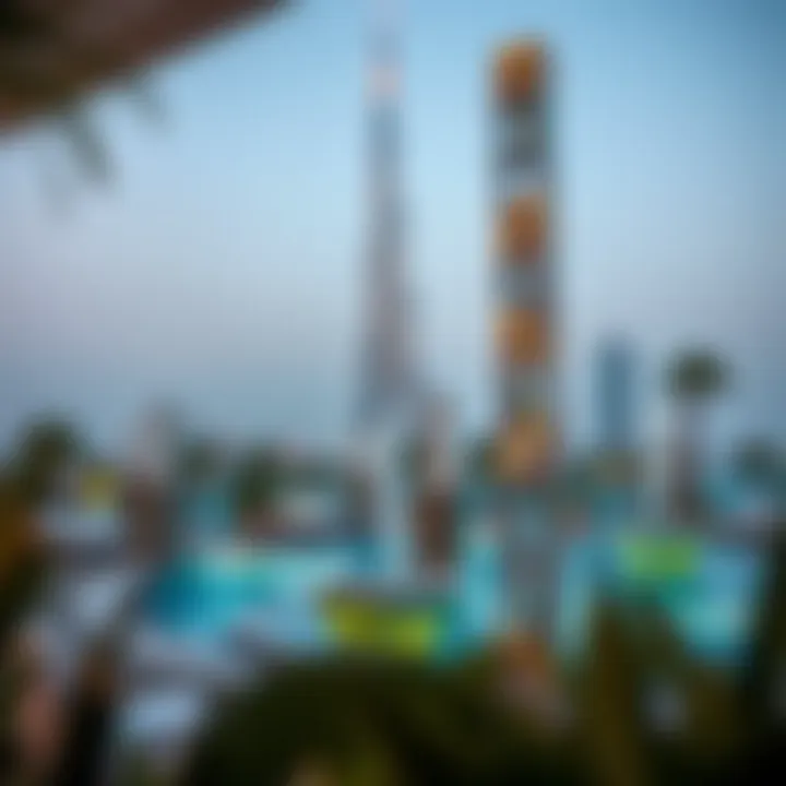 Luxurious amenities available at the Palm Tower