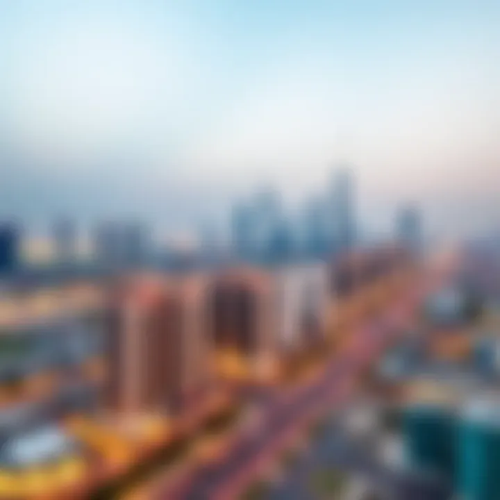 A breathtaking skyline view of tower developments in Barsha Heights