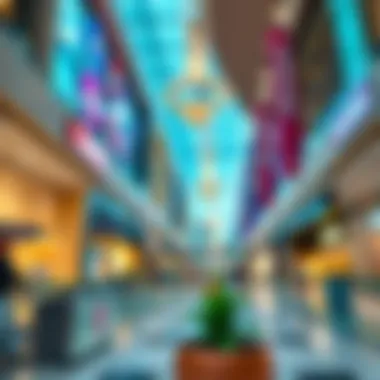 Luxury Shopping in Dubai's Malls Modern shopping experience inside one of Dubai's luxurious malls.