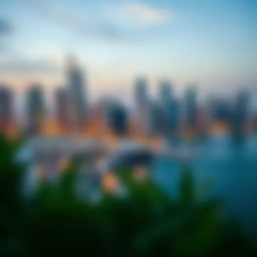 Stunning skyline view of TNS Dubai Marina
