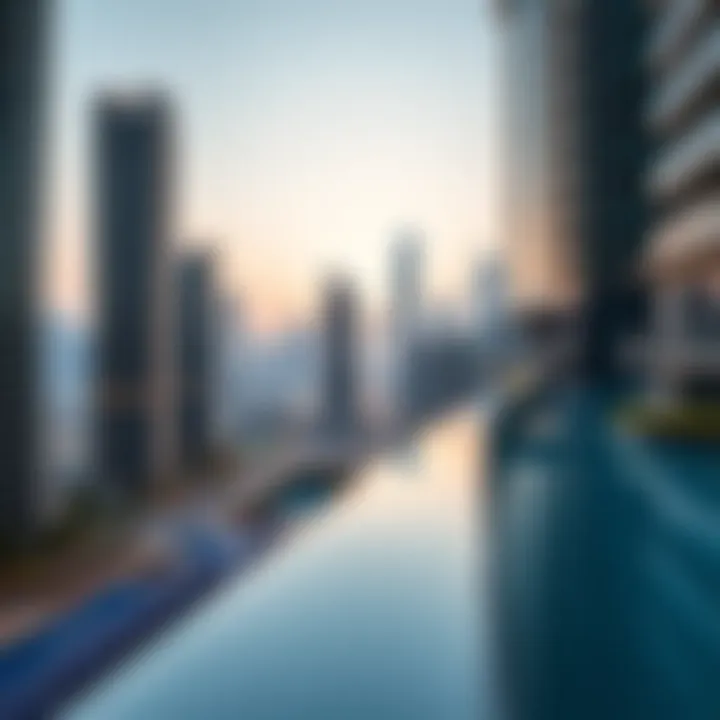 Business Bay skyline surrounding Vera Residence