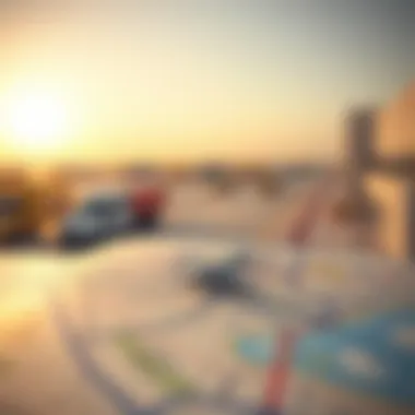 Strategic Location Map of Ras Al Khor Map detailing Ras Al Khor's strategic location for businesses