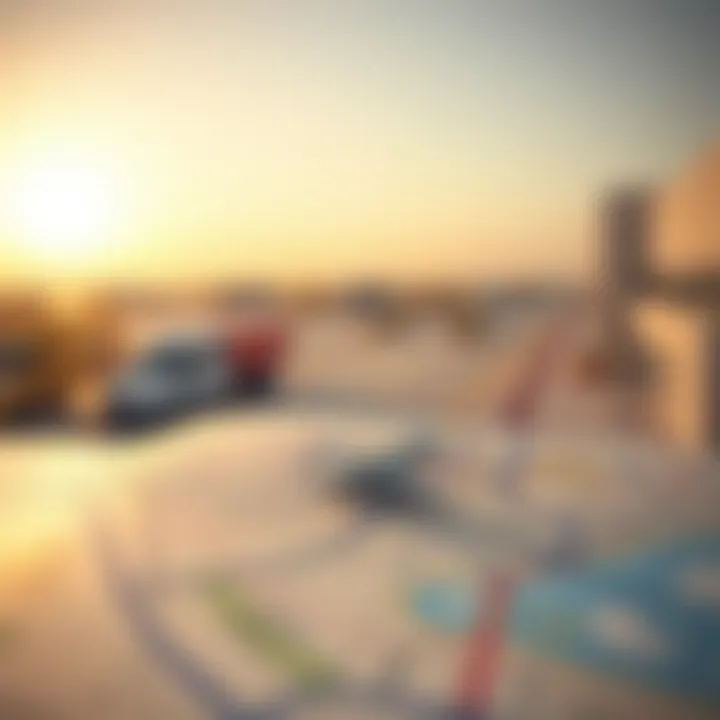 Strategic Location Map of Ras Al Khor Map detailing Ras Al Khor's strategic location for businesses
