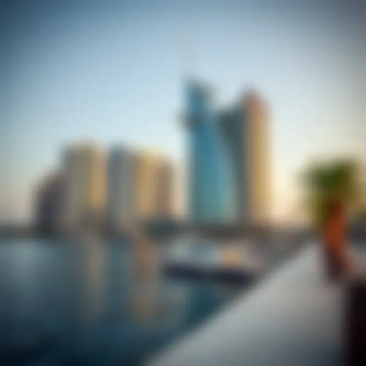 Waterfront View of Water's Edge Building Panoramic view of the waterfront surrounding Water's Edge Building