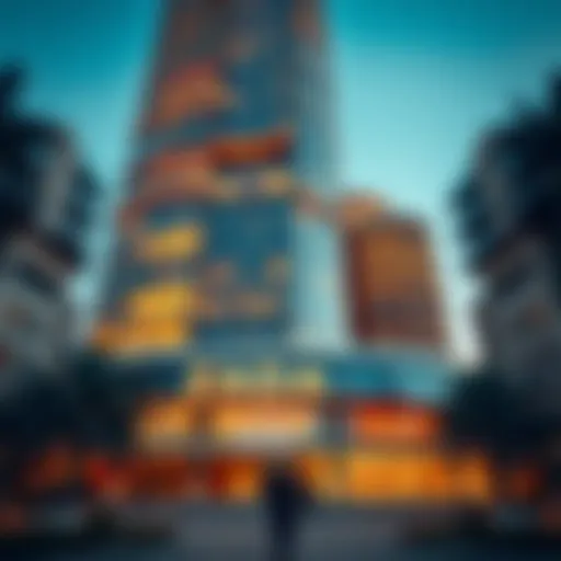 Architectural Design of Zada Tower Exterior view of Zada Tower showcasing its architectural design