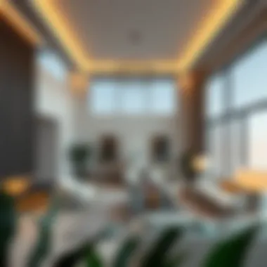 Interior Design of a Falcon City Villa Luxurious villa interior highlighting modern design and comfort in Falcon City