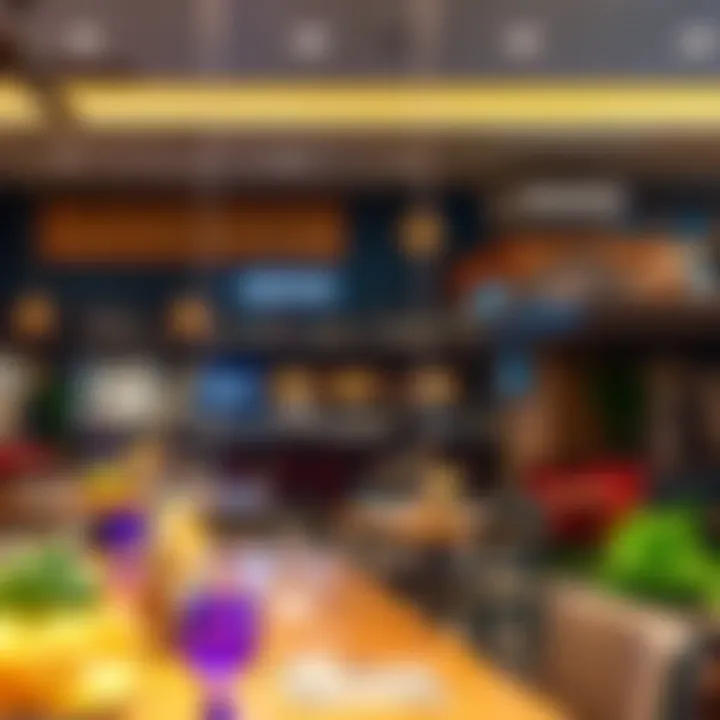 Lively Casual Eateries A vibrant casual dining scene with diverse culinary offerings