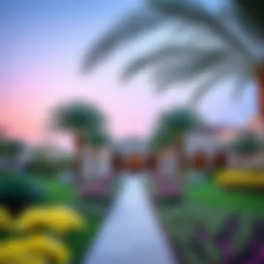 Beautifully landscaped gardens and recreational spaces in Garden Valley