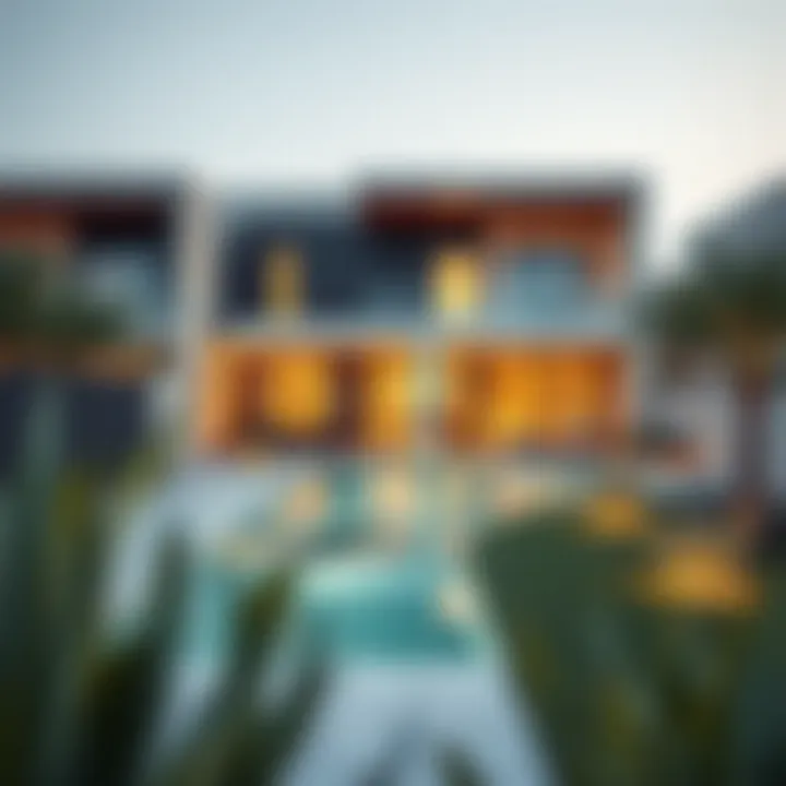 Modern residential properties in Garden Valley Al Quoz reflecting contemporary living