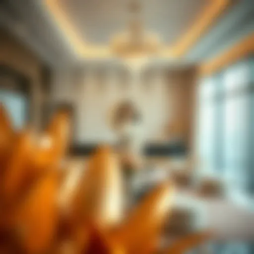 Luxurious interior design of Goldcrest Executive