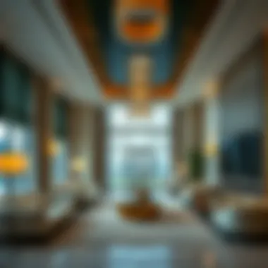 Inside the Elegance of جراند البرشا Luxurious interior of a residence in جراند البرشا