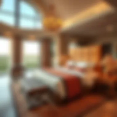 Opulent Accommodations at Habtour Polo Resort Luxurious guest room interior featuring modern decor and equestrian themes