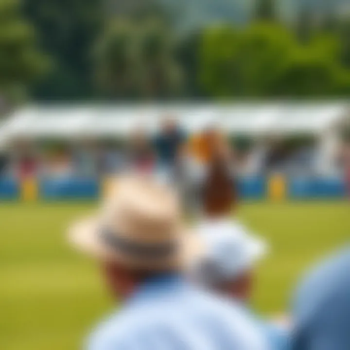 Guests enjoying a polo match at the resort's expansive polo field