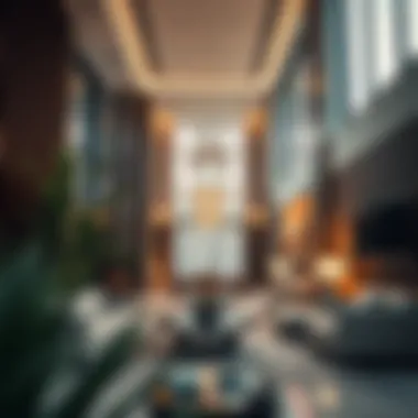 Interior design of the Hassanicor Building highlighting modern aesthetics