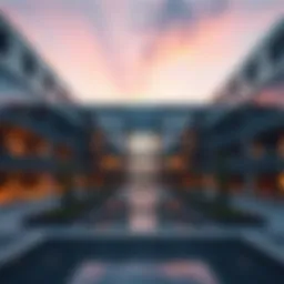 Stunning architectural design of Hoor 18 Building