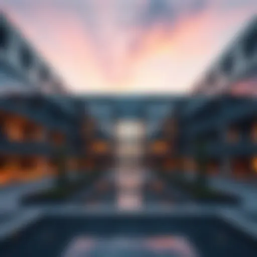 Stunning architectural design of Hoor 18 Building